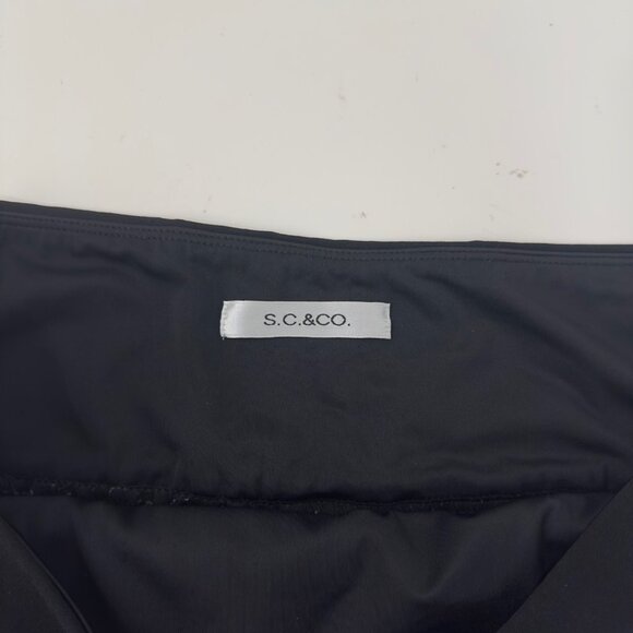 S.C.&CO. Womens Black Pull On Short Skort SZ L/G Stretch Fabric - Picture 3 of 10